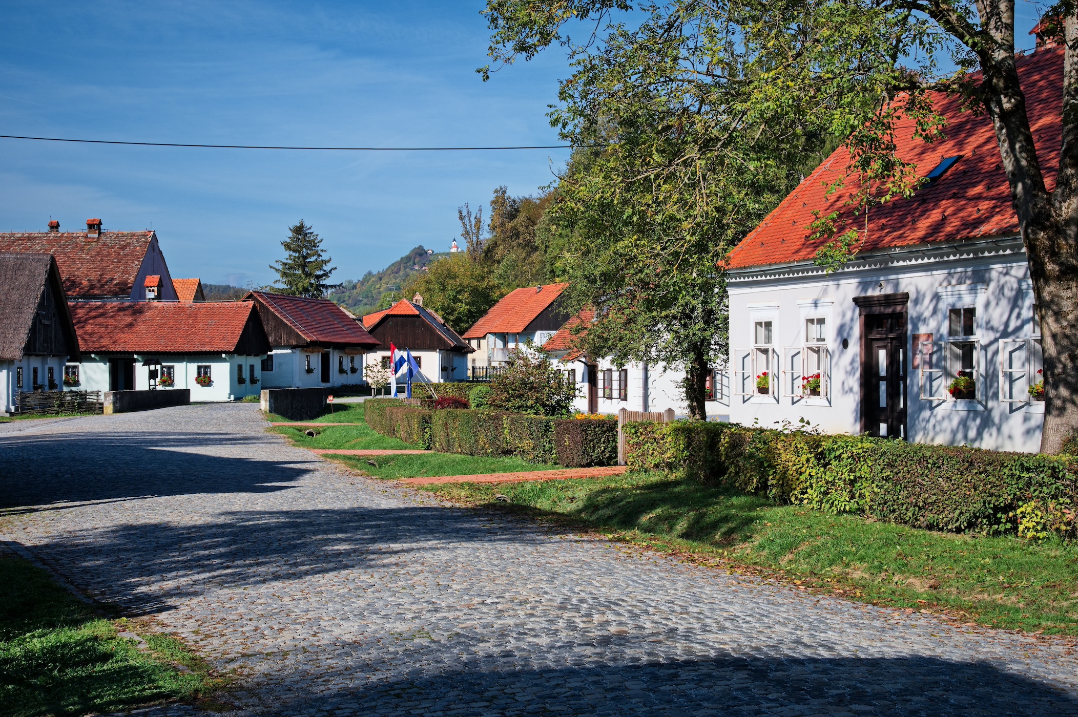 Traditional little village in Croatia