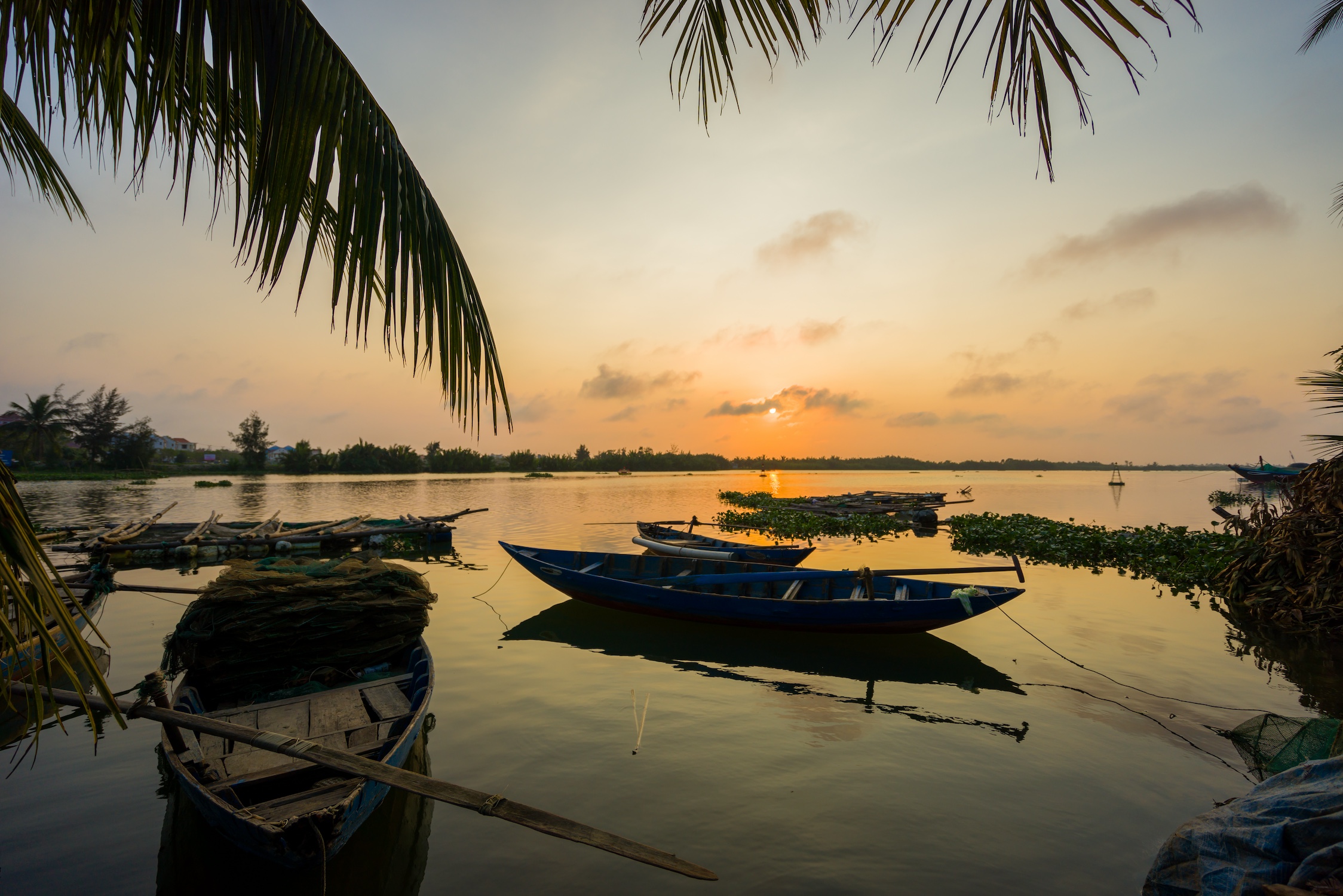 River at Hoi An Vietnam