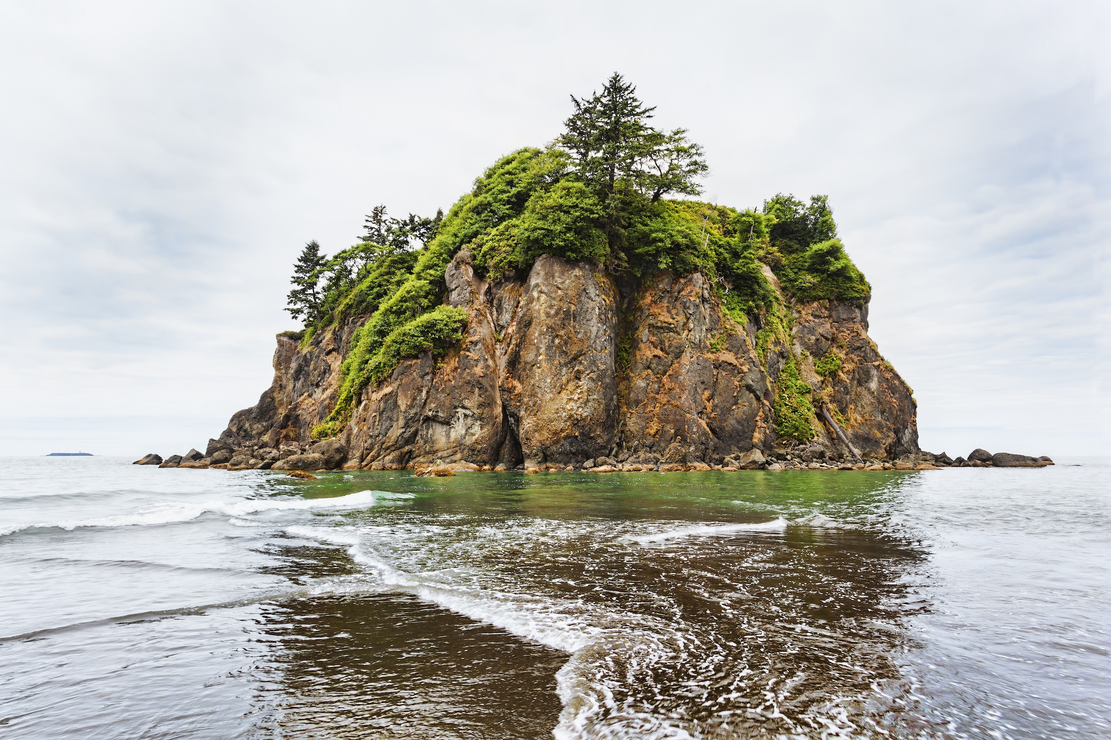 Kalaloch, Washington, USA,Sea stack on Ruby Beach, Kalaloch, Washington, United States