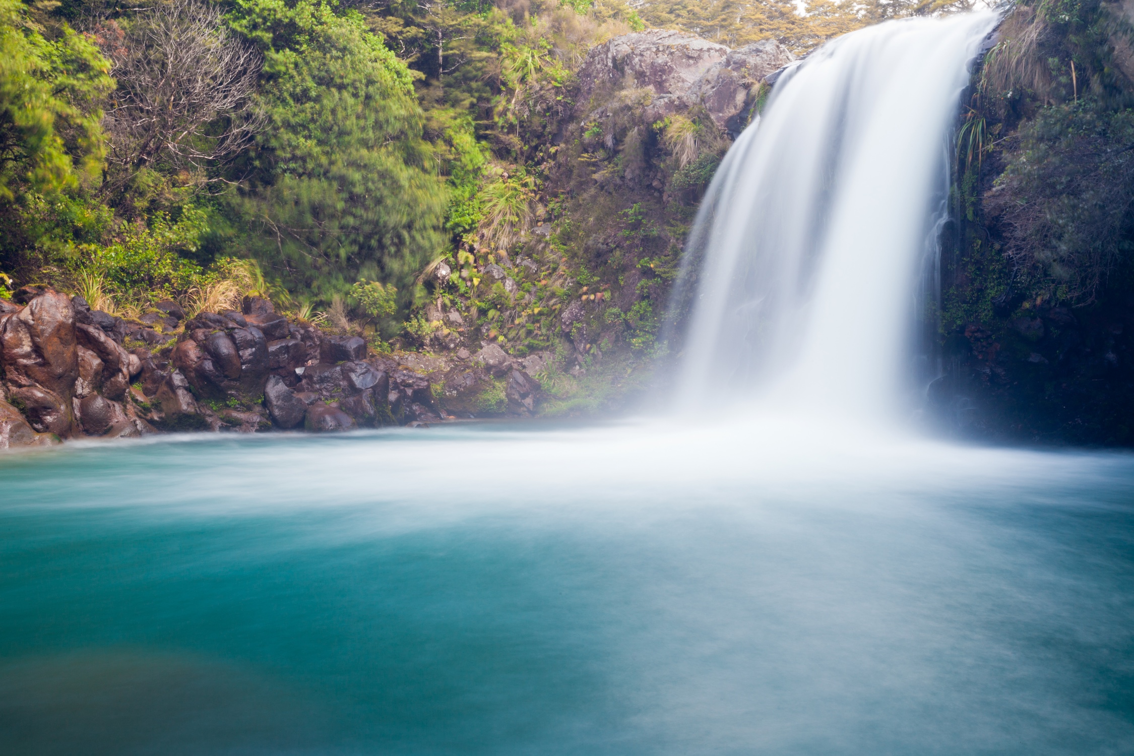 Tawhai Falls in Tongariro NP, New Zealand