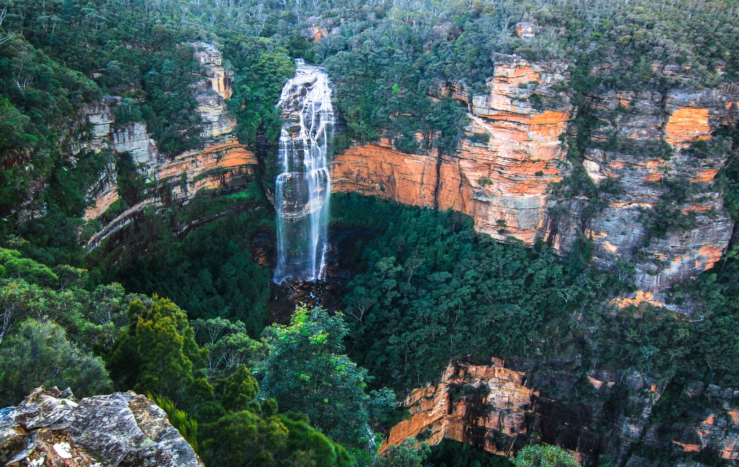 Wentworth Falls in the Blue Mountains National Park, Australia