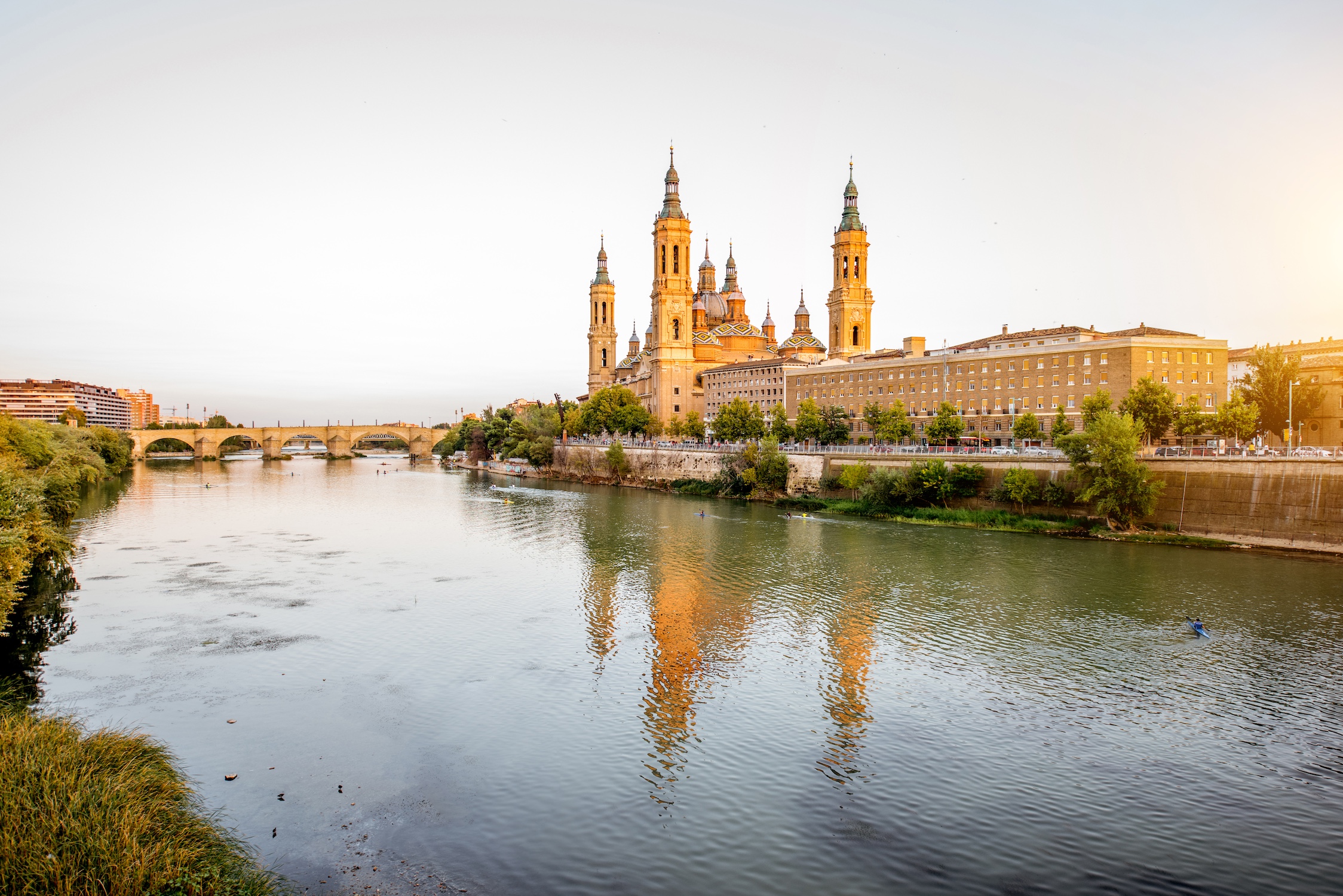 Zaragoza city in Spain